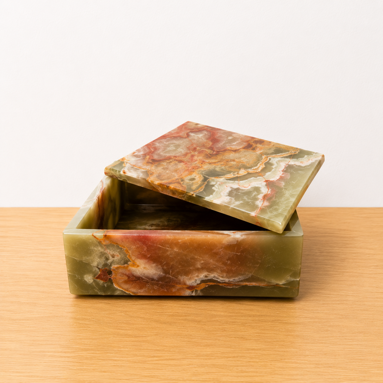 Caja de Ónix con Tapa