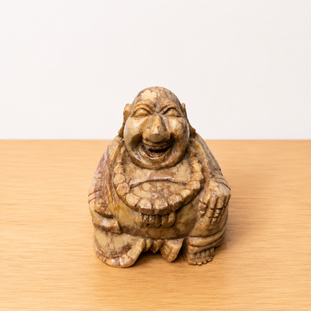 Buda Feliz de Ónix Natural