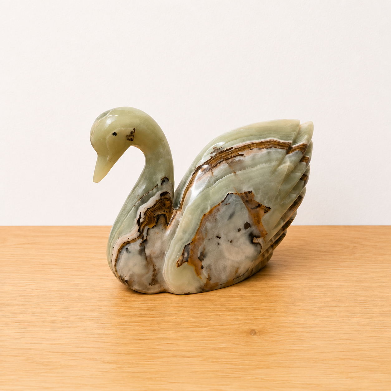 Cisne de Ónix Natural